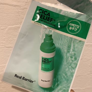 Cica Relief RX Fade in Serum Mask/Real Barrier/シートマスク・パックを使ったクチコミ（1枚目）