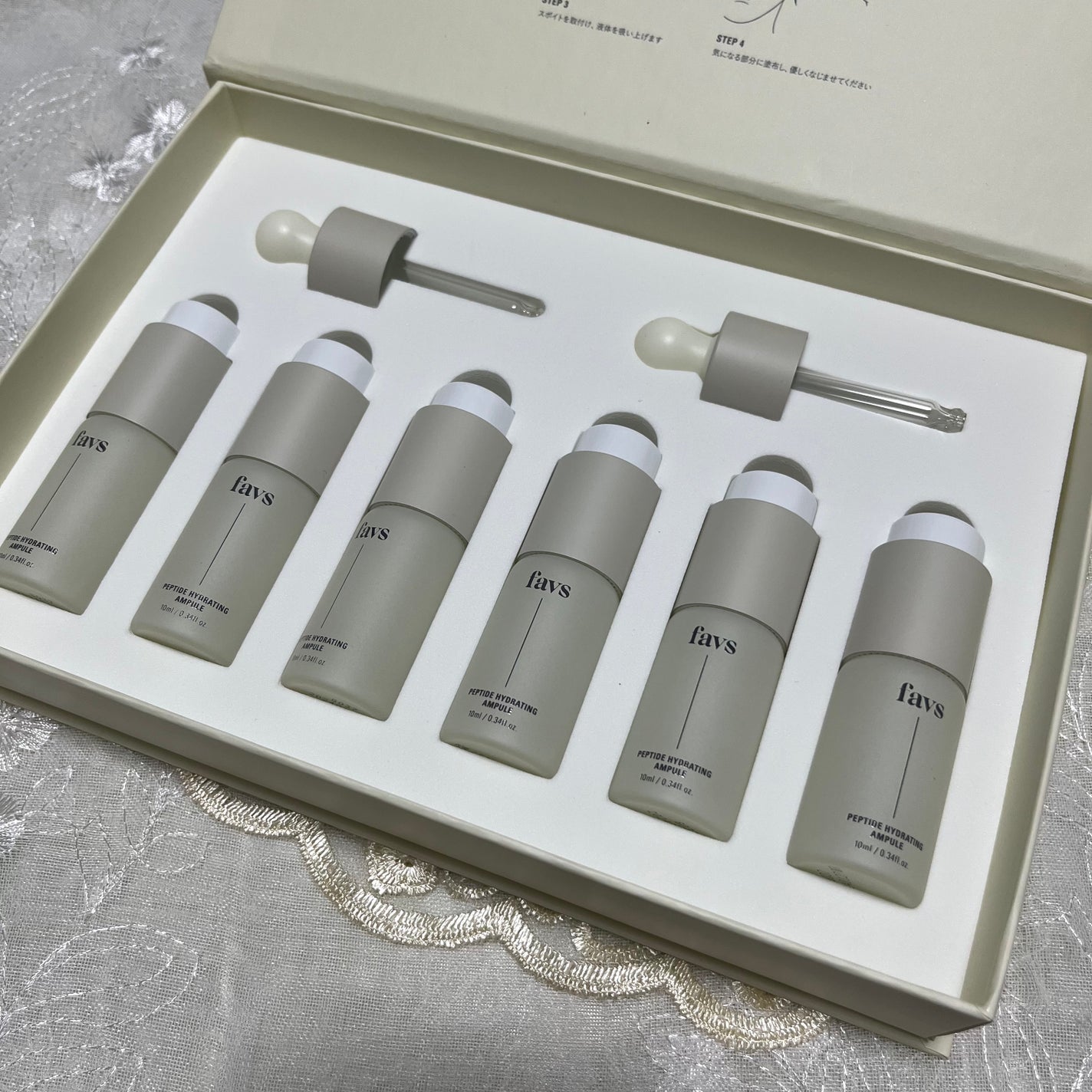 ペプチドハイドレーティングアンプル/favs/美容液を使ったクチコミ(7枚目)