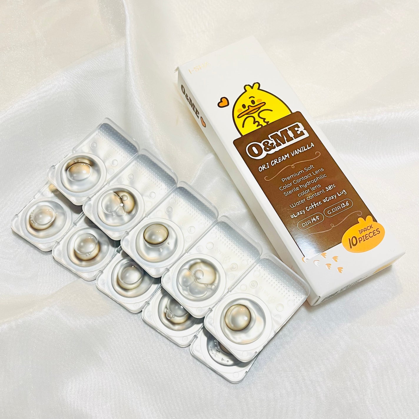 O&ME/i-sha/ワンデー(1DAY)カラコンを使ったクチコミ(1枚目)