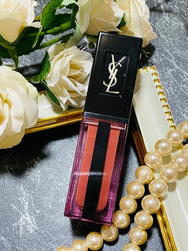 ルージュ ピュールクチュール ヴェルニ ウォーターステイン 610 ヌード アンダーウォーター/YVES SAINT LAURENT BEAUTE/口紅を使ったクチコミ（1枚目）