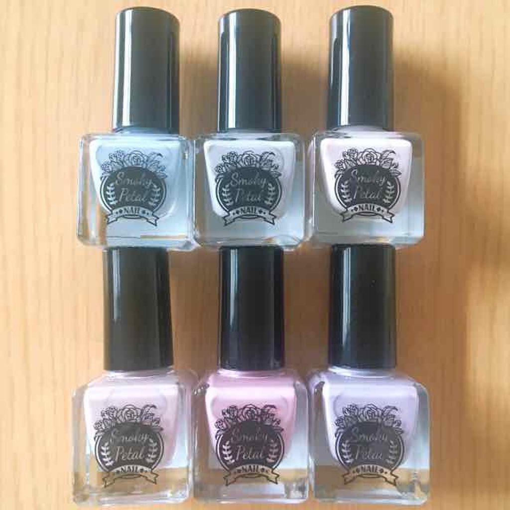 スモーキーぺタルネイルS/セリア/マニキュアを使ったクチコミ（3枚目）
