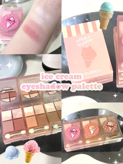 四色アイシャドウパレット/COLORKEY/アイシャドウパレットを使ったクチコミ(1枚目)