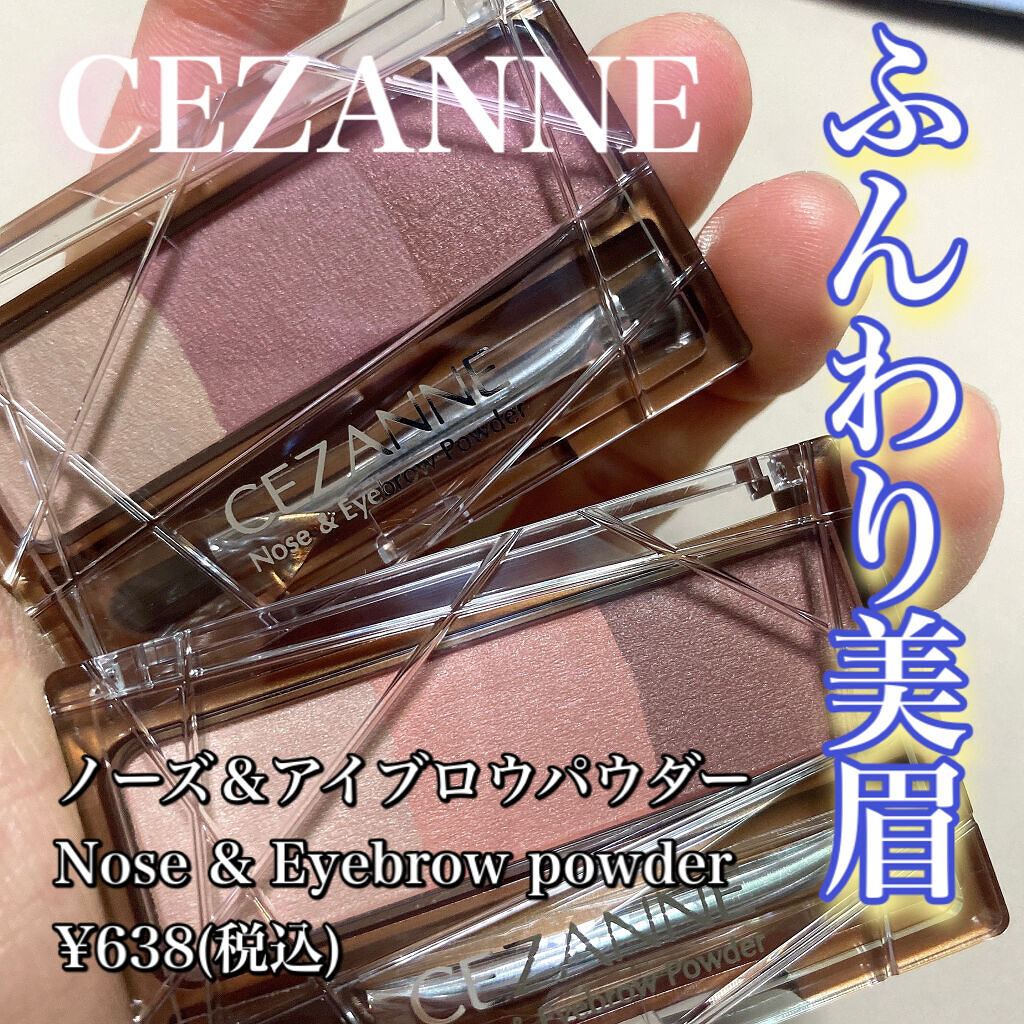 ノーズ＆アイブロウパウダー/CEZANNE/パウダーアイブロウを使ったクチコミ（1枚目）