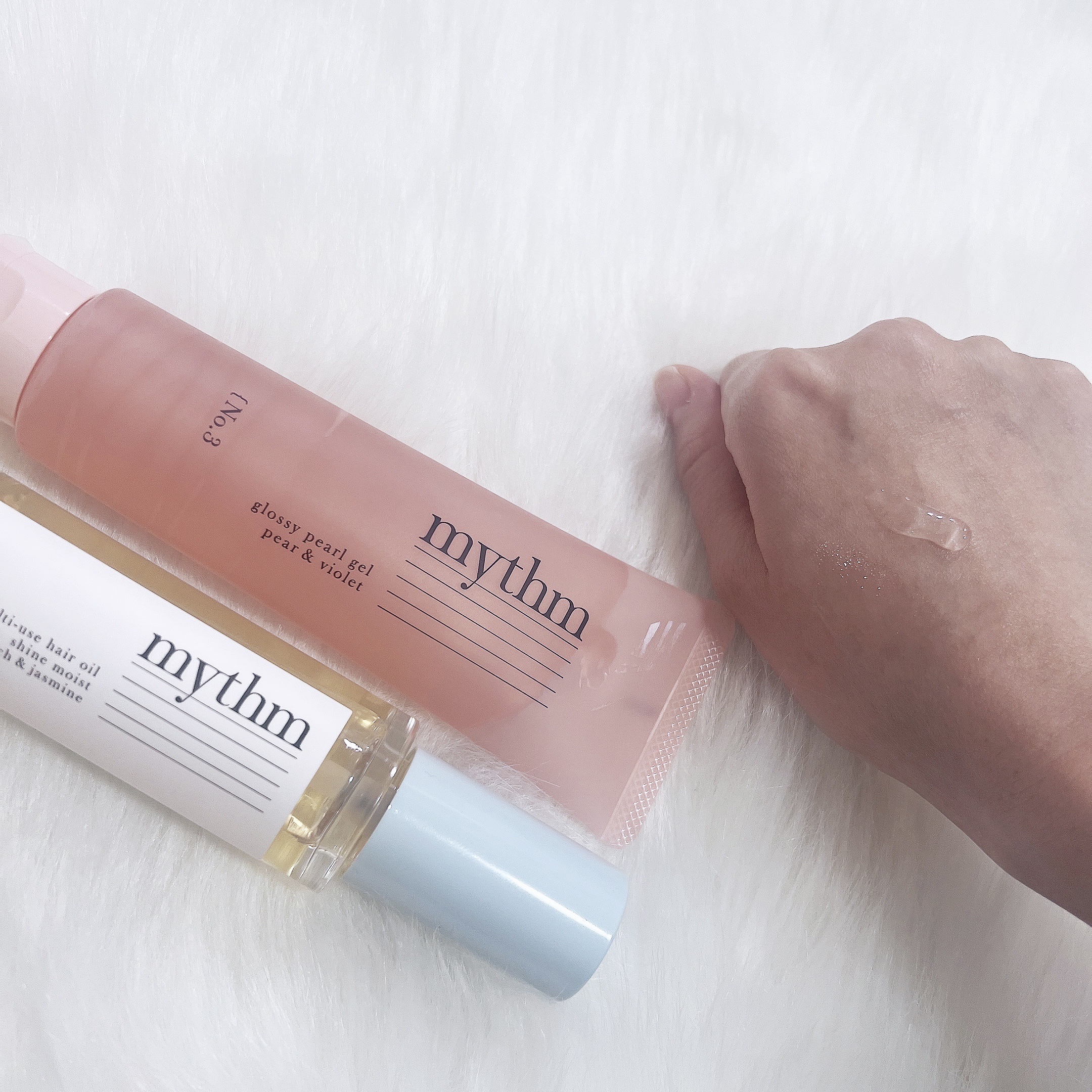 マルチユースヘアオイル シャインモイスト 45ml/mythm/ヘアオイルを使ったクチコミ（2枚目）