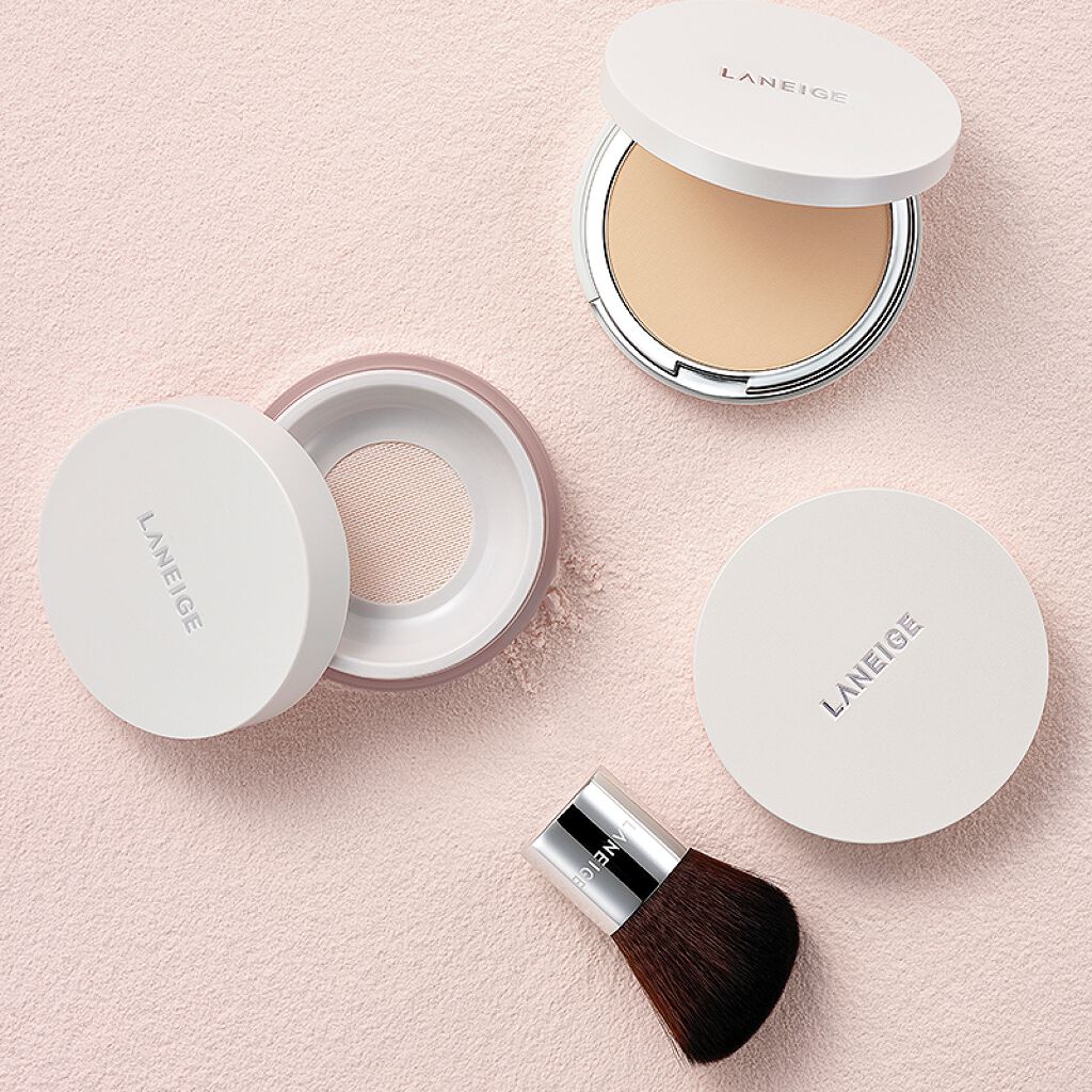 ライトフィットパウダー/LANEIGE/ルースパウダーを使ったクチコミ（2枚目）