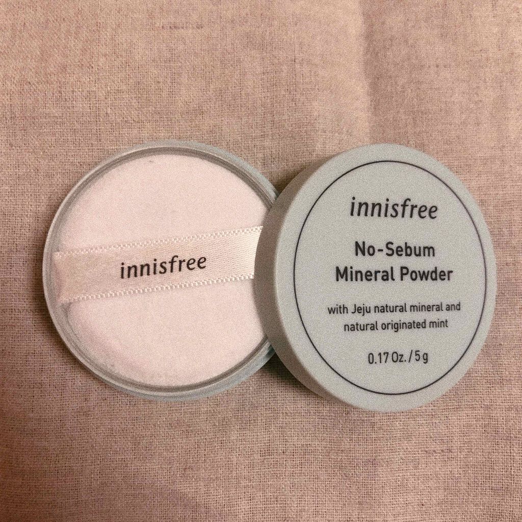 ノーセバム ミネラルパウダー/innisfree/ルースパウダーを使ったクチコミ（2枚目）