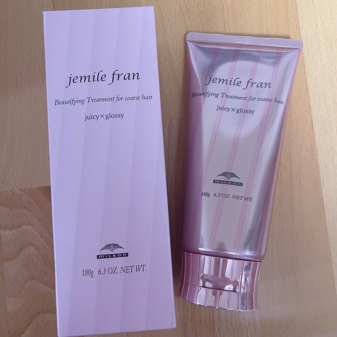 トリートメント シルキーシャイニー さらツヤタイプ/ジェミールフラン/洗い流すヘアトリートメントを使ったクチコミ（1枚目）