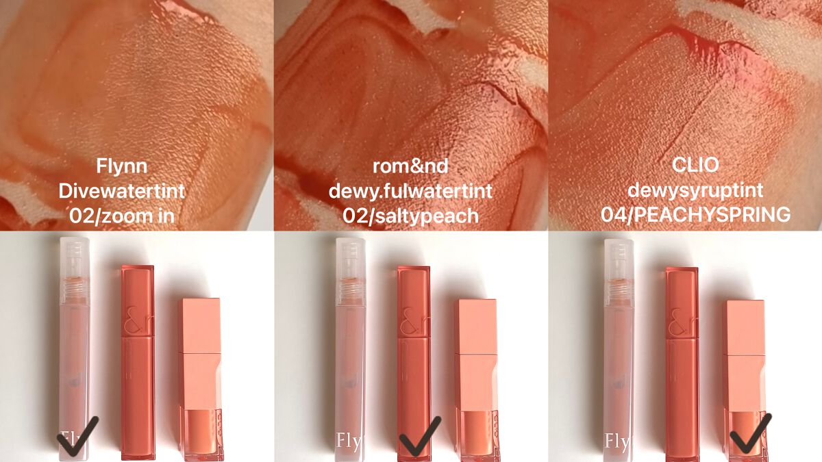 デュイフルウォーターティント/rom&nd/リップティントを使ったクチコミ（1枚目）