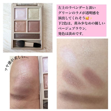 パノラマデザイン アイパレット/Visée/アイシャドウパレットを使ったクチコミ(3枚目)