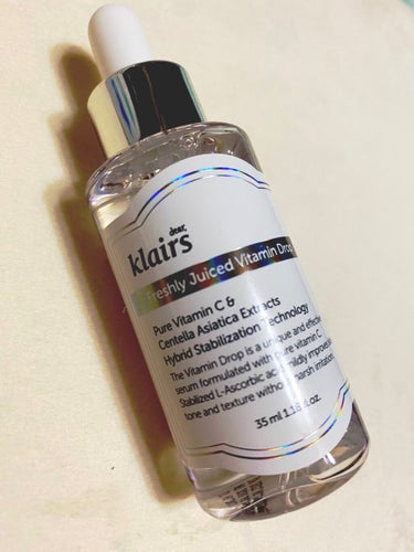 フレッシュリージュースドビタミンドロップ(35ml)/Klairs/美容液を使ったクチコミ（1枚目）