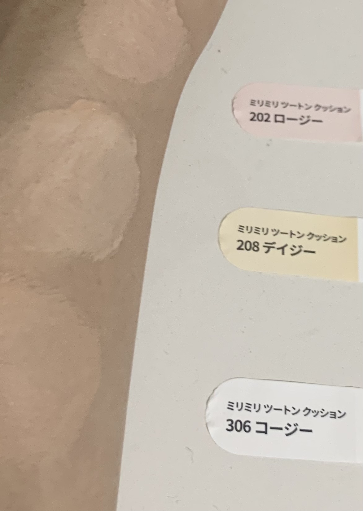 ツートンクッション/MILLIMILLI/クッションファンデーションを使ったクチコミ（3枚目）