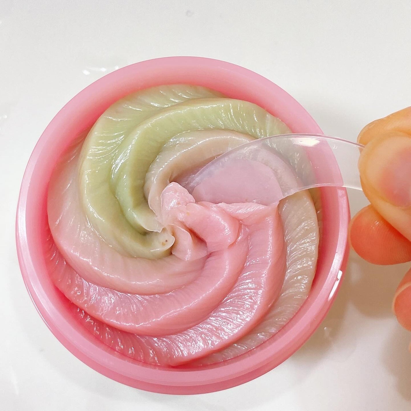 ピンクアロエメレンゲクレンザー/APRILSKIN/その他洗顔料を使ったクチコミ(4枚目)