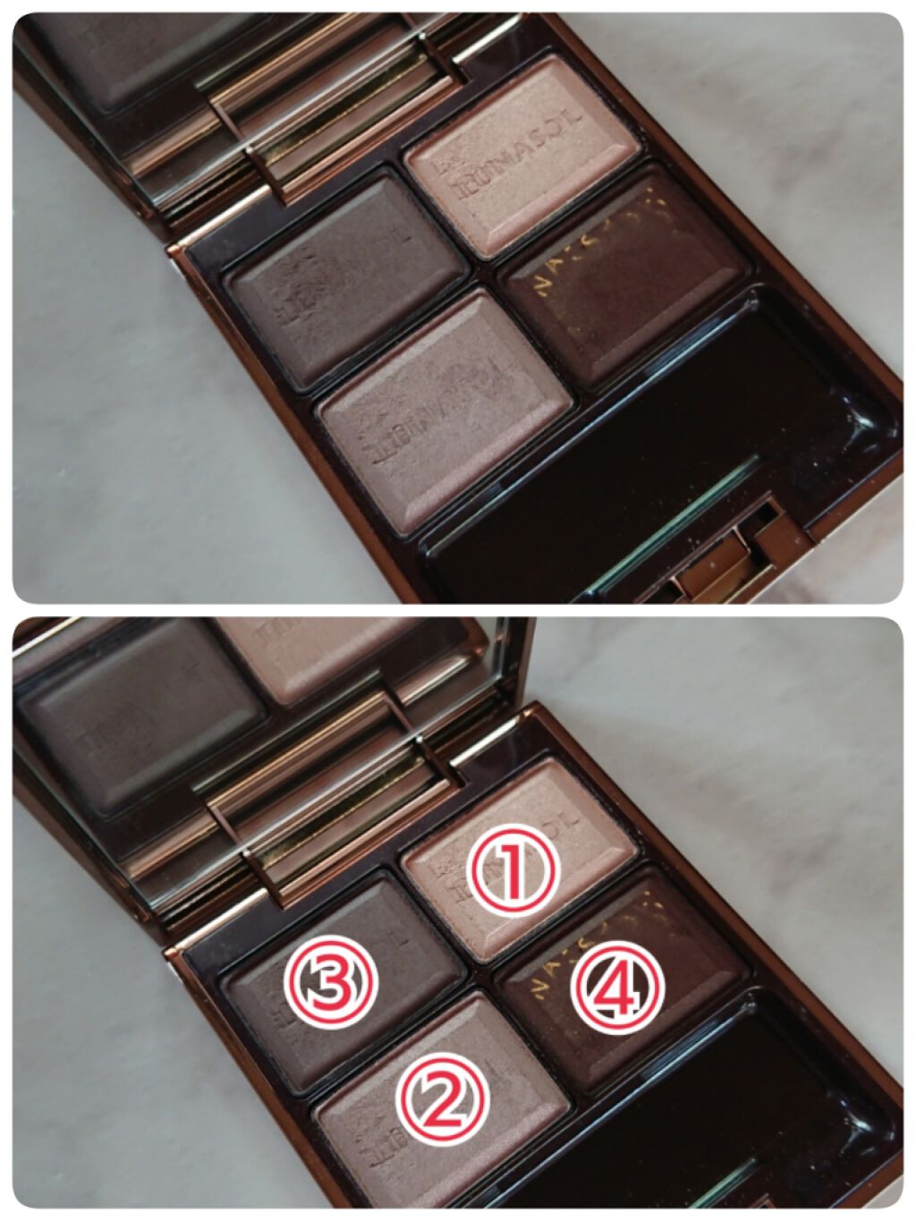 セレクション・ドゥ・ショコラアイズ/LUNASOL/アイシャドウパレットを使ったクチコミ(1枚目)