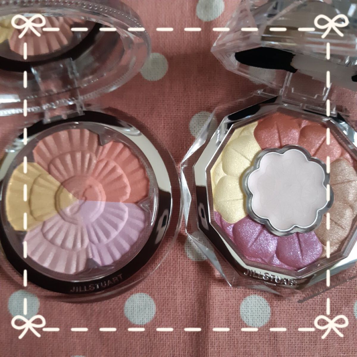 ジルスチュアート ブルーム ミックスブラッシュ コンパクト 22 sunset zinnia/JILL STUART/パウダーチークを使ったクチコミ（1枚目）