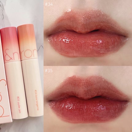 ジューシーラスティングティント/rom&nd/リップティントを使ったクチコミ(2枚目)