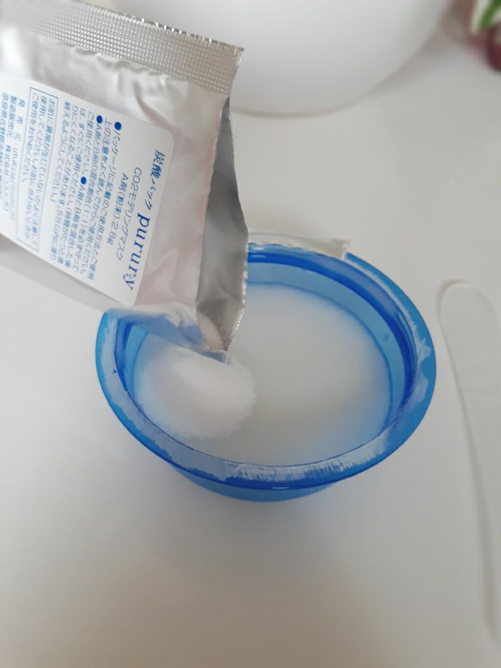 炭酸パック プルリ/ウツクシア/洗い流すパック・マスクを使ったクチコミ(2枚目)