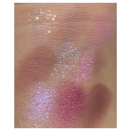 グリッターペディアアイパレット/unleashia/アイシャドウパレットを使ったクチコミ(5枚目)