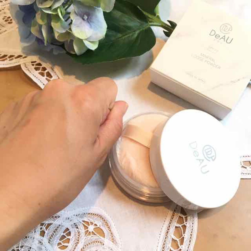 ミネラルルースパウダー/DeAU(デアウ)/ルースパウダーを使ったクチコミ(4枚目)