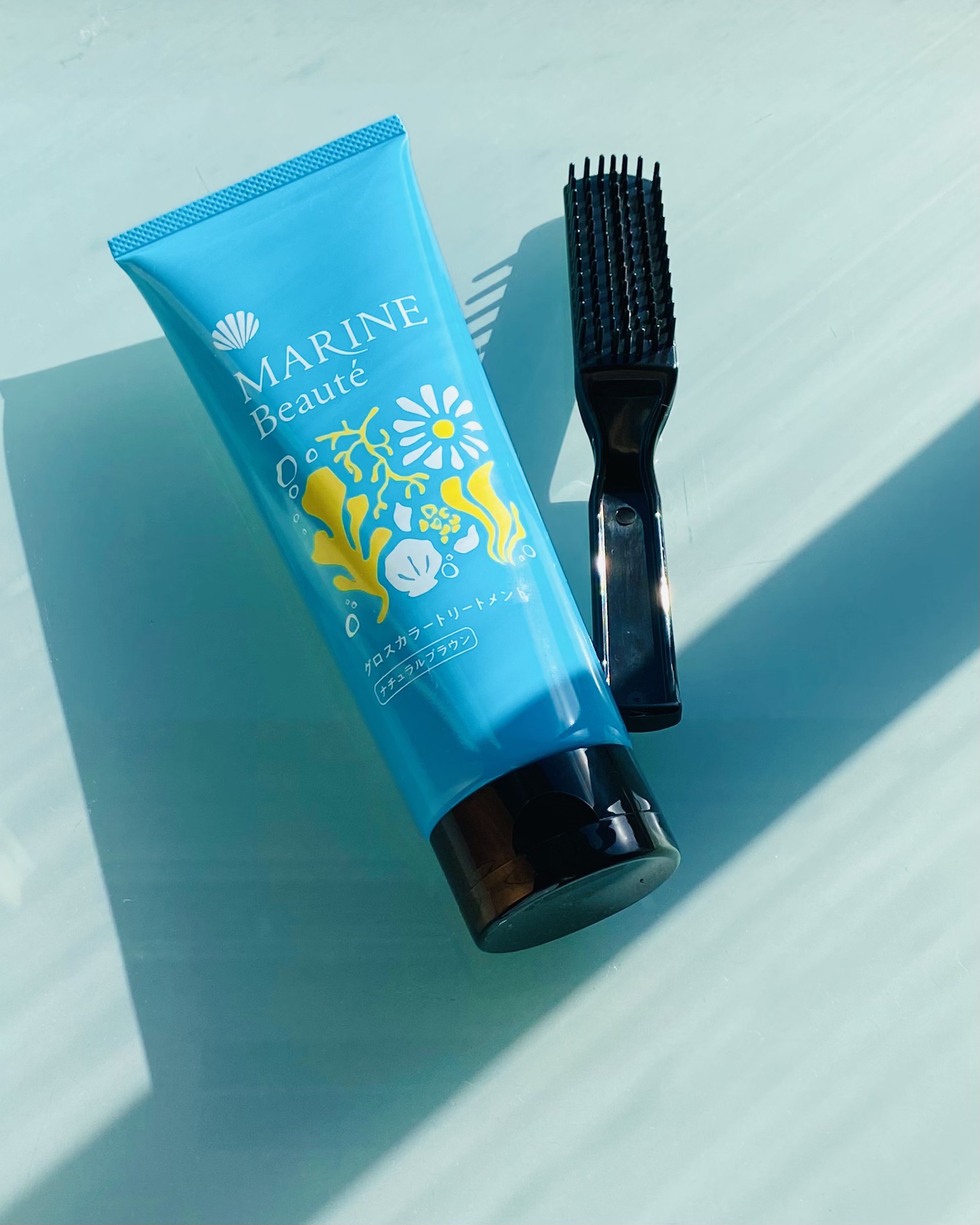 グロスカラートリートメント  ナチュラルブラウン/マリンボーテ/洗い流すヘアトリートメントを使ったクチコミ（1枚目）