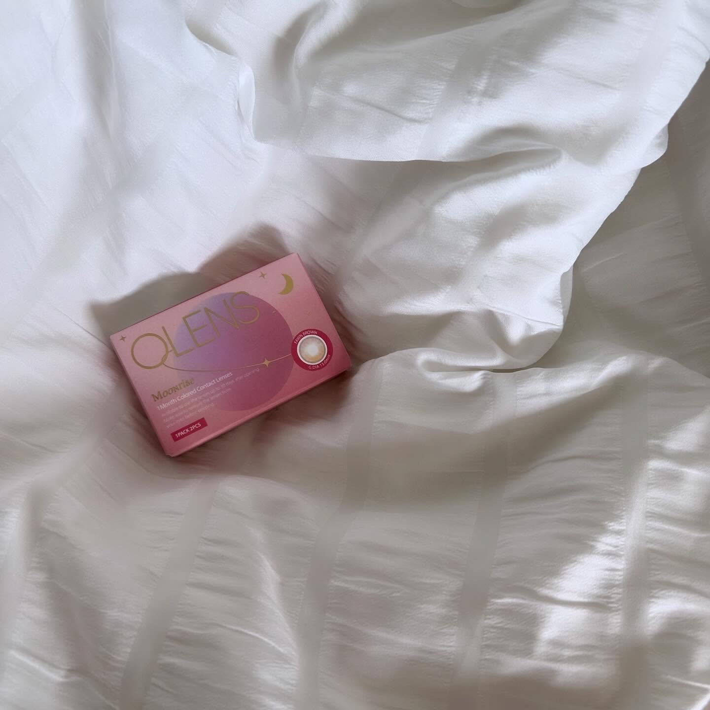 Moonrise Fawn Brown 1month/OLENS/１ヶ月（１MONTH）カラコンを使ったクチコミ（3枚目）