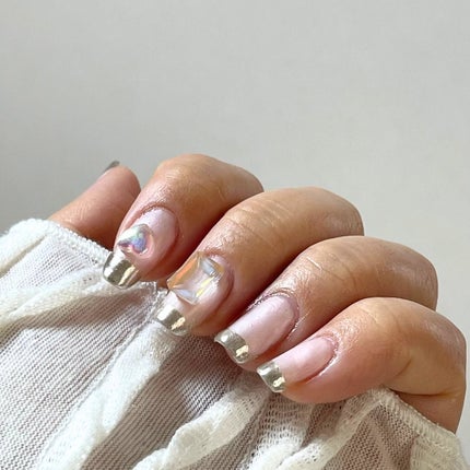 (と)りのコスメ🐔 on LIPS 「\ネイルチェンジ💅/最近10日に1度ネイルをかえています😐飽き..」(3枚目)