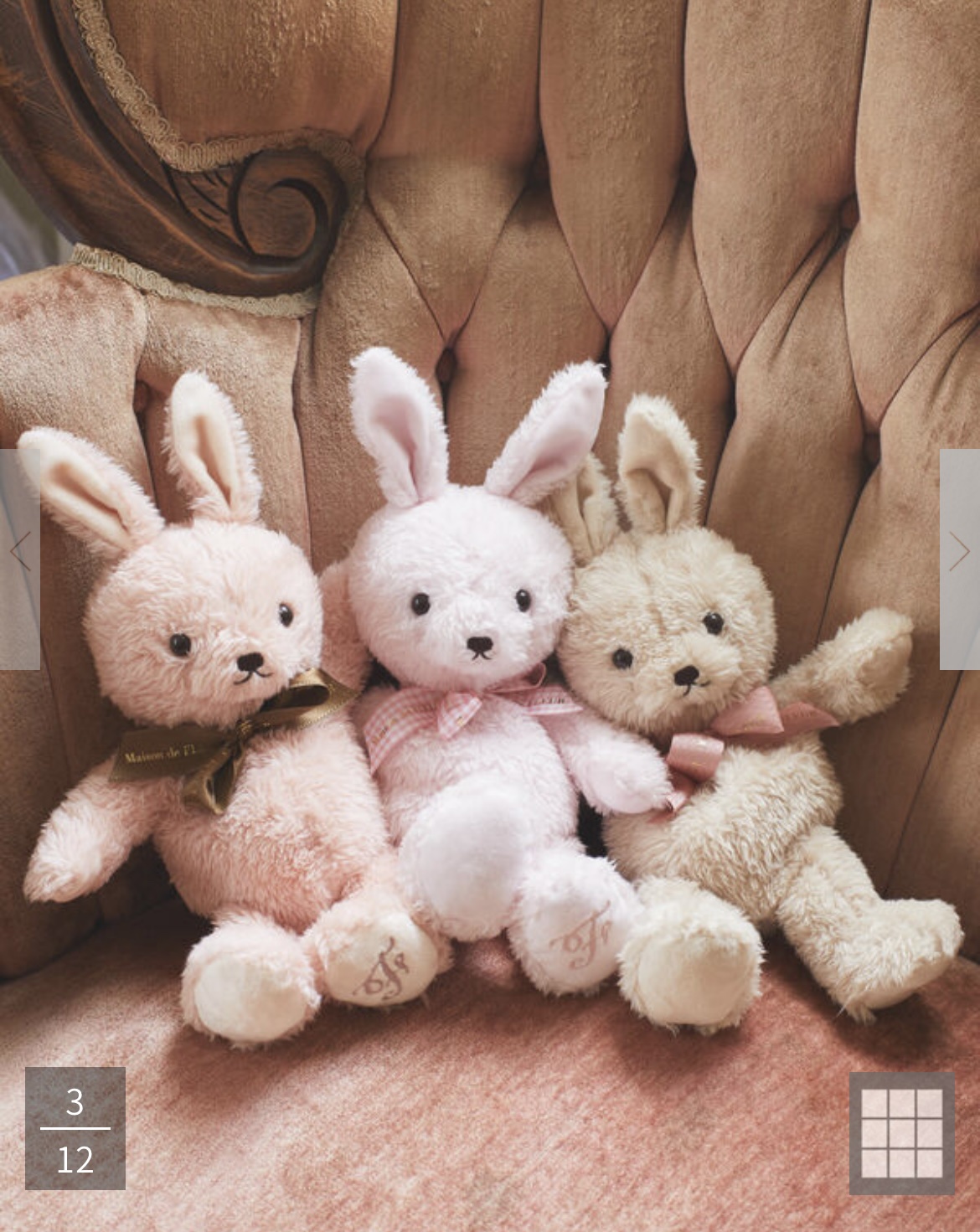 うさぎさんくたくたポーチ/Maison de FLEUR/化粧ポーチを使ったクチコミ（3枚目）