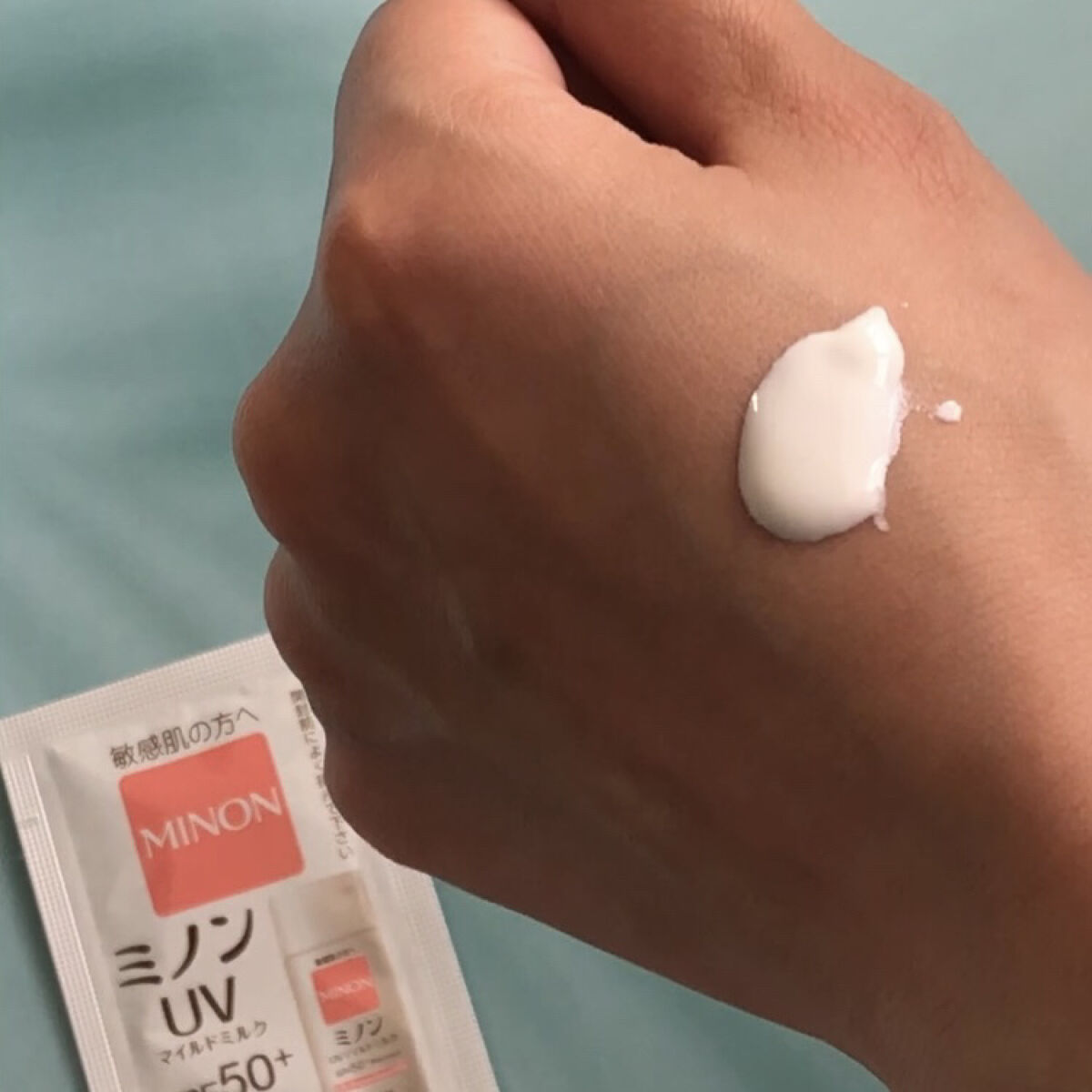 ミノンUVマイルドミルク/ミノン/日焼け止めミルクを使ったクチコミ（3枚目）