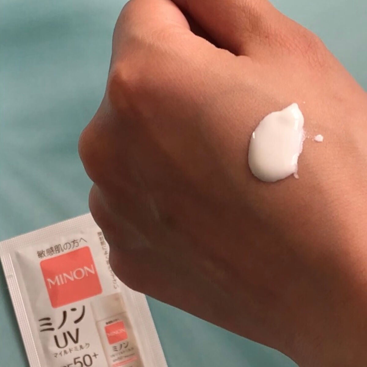 ミノンUVマイルドミルク/ミノン/日焼け止めミルクを使ったクチコミ(3枚目)