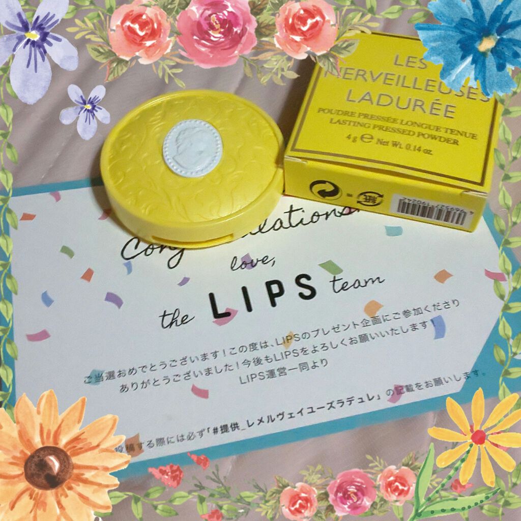 プレスト パウダー/レ・メルヴェイユーズ ラデュレ/プレストパウダーを使ったクチコミ(1枚目)