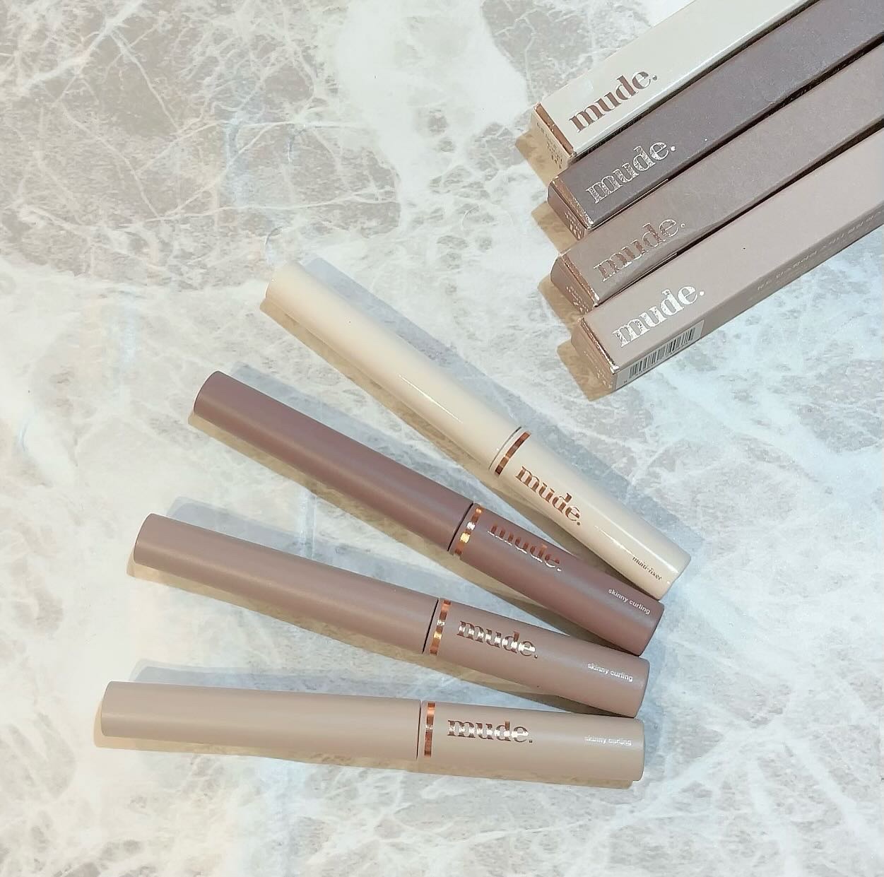 インスパイアスキニーカーリングマスカラ/mude./マスカラを使ったクチコミ（1枚目）