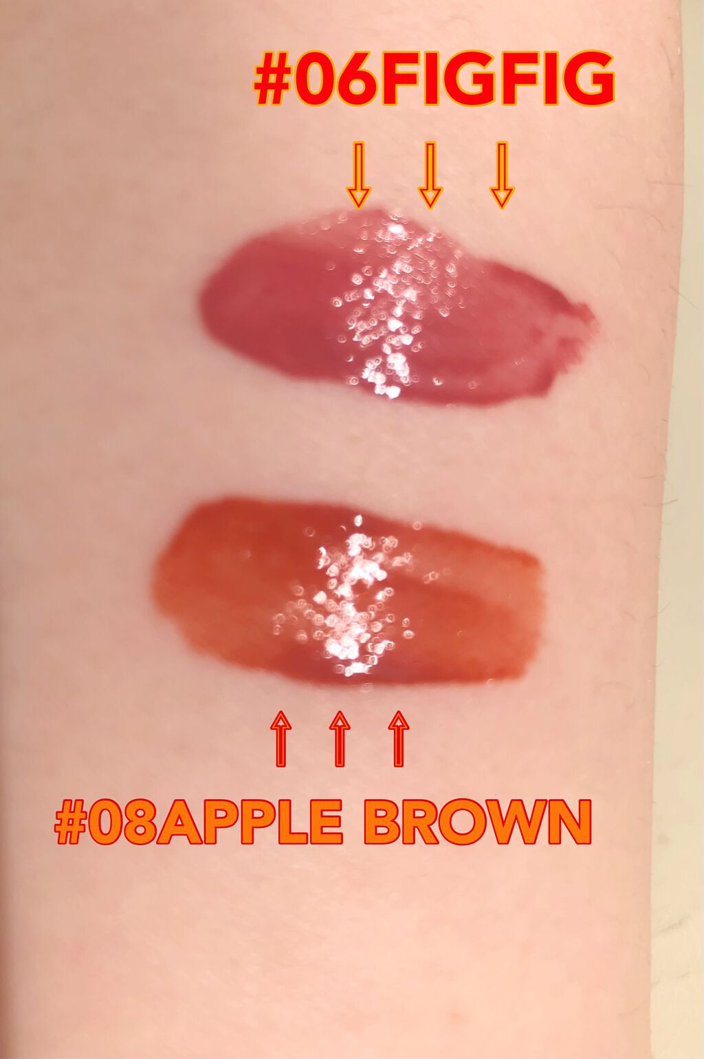 ジューシーラスティングティント/rom&nd/リップティントを使ったクチコミ(2枚目)