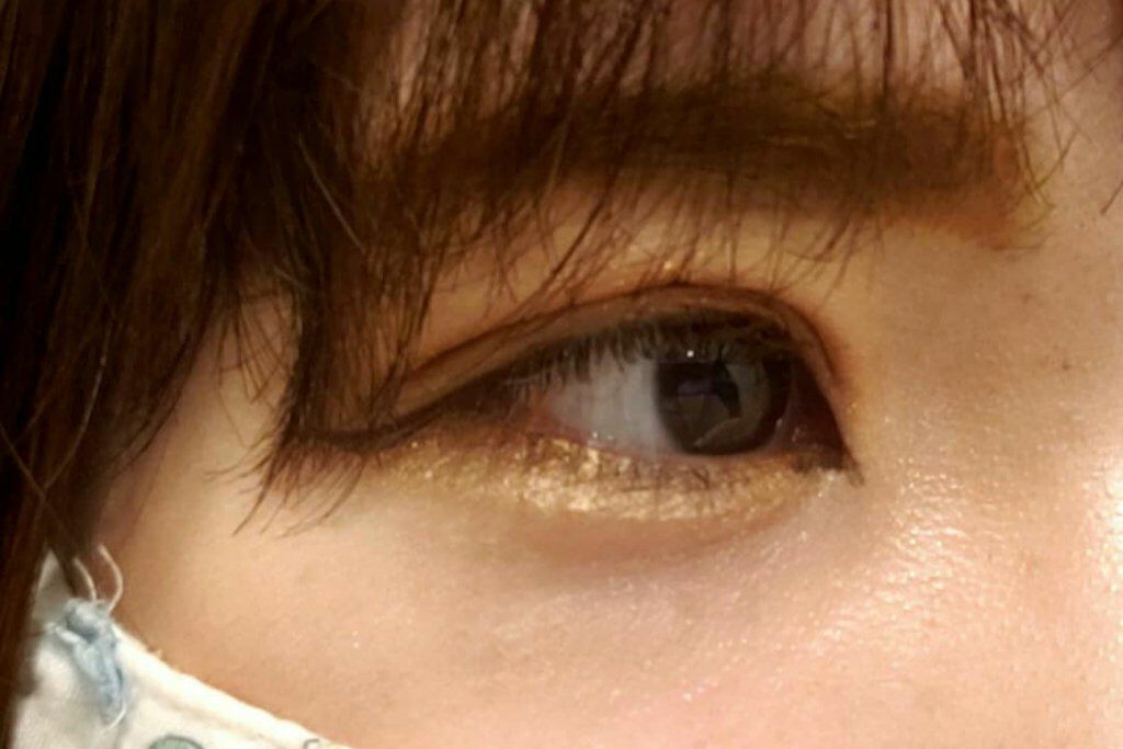 プレスド アイシャドー（レフィル） PR ゴールド/shu uemura/単色アイシャドウを使ったクチコミ（1枚目）