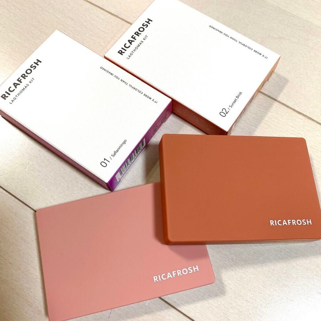 ラグトーマス・キット/RICAFROSH/アイシャドウパレットを使ったクチコミ(2枚目)