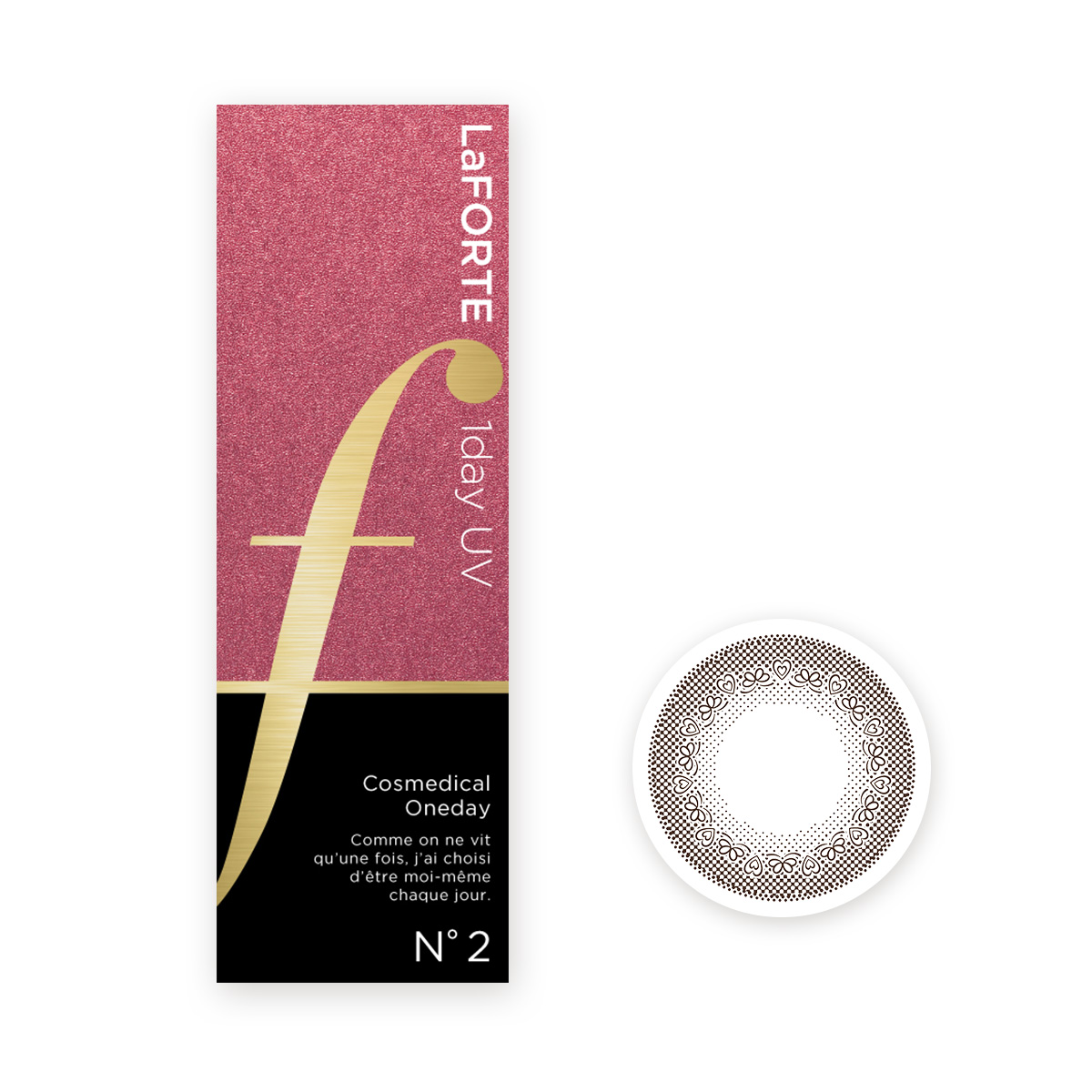 LaFORTE 1day UV No.2 ルビーブラウン