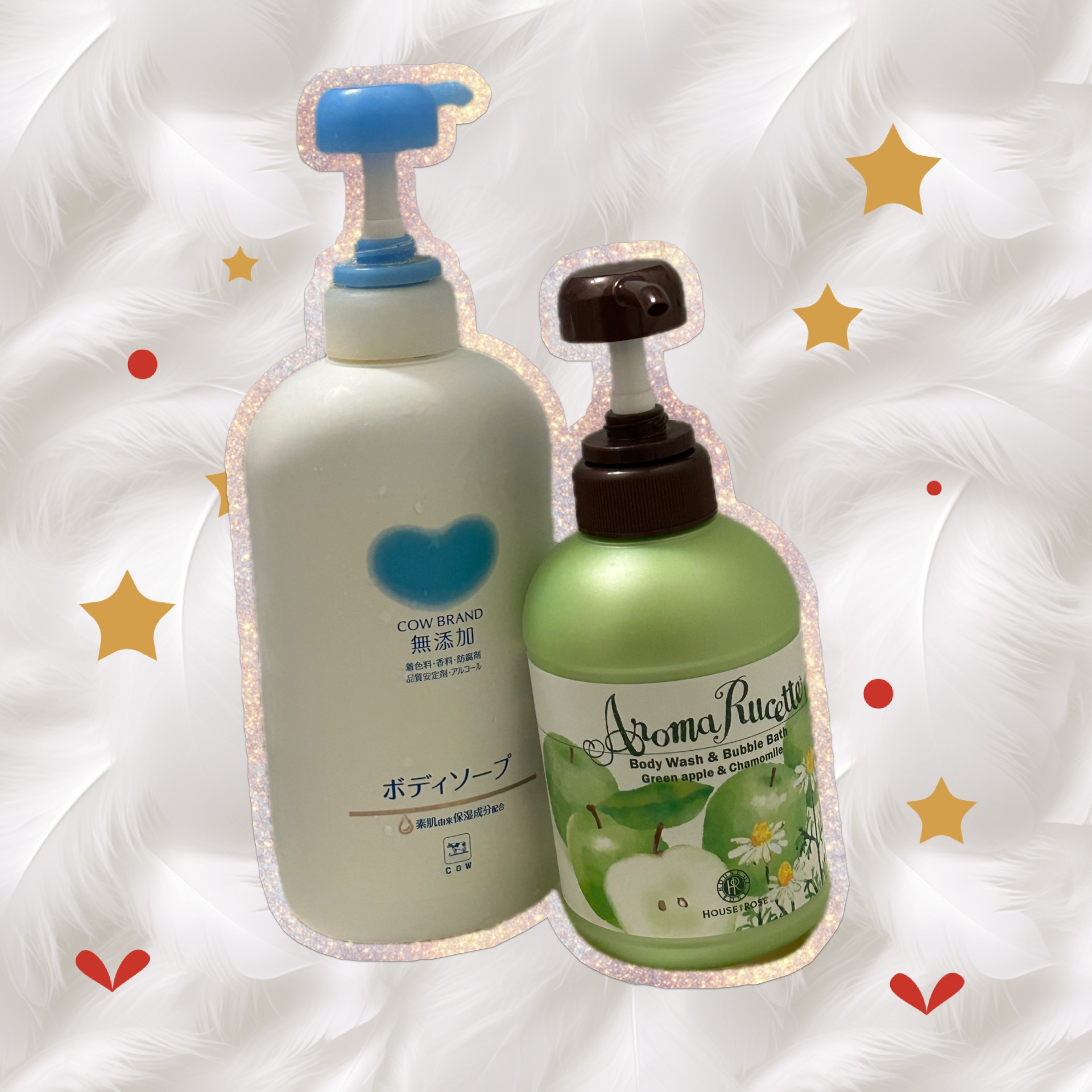 アロマルセット ボディウォッシュ＆バブルバス ピンク＆ホワイトグレープフルーツの香り/ハウス オブ ローゼ/保湿系入浴剤を使ったクチコミ（1枚目）