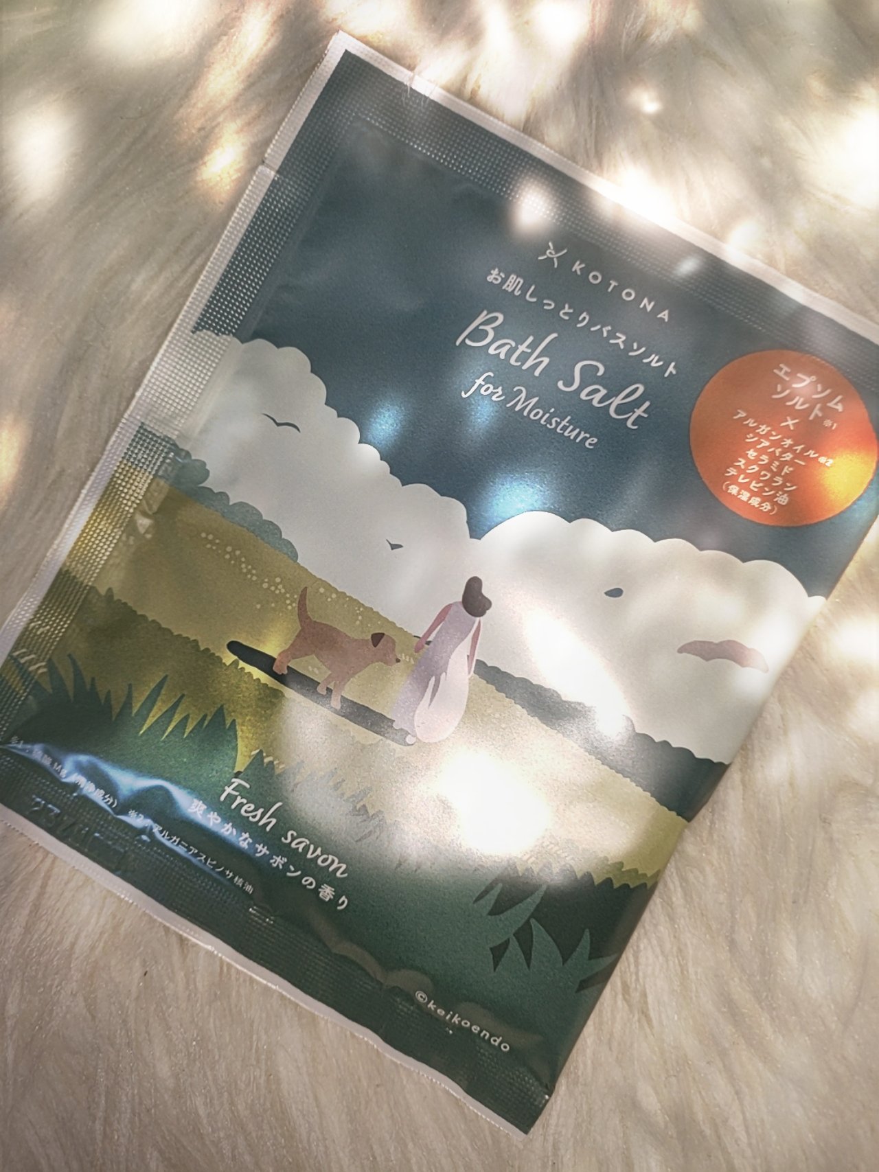 お肌しっとりバスソルト 爽やかなサボンの香り / KOTONA