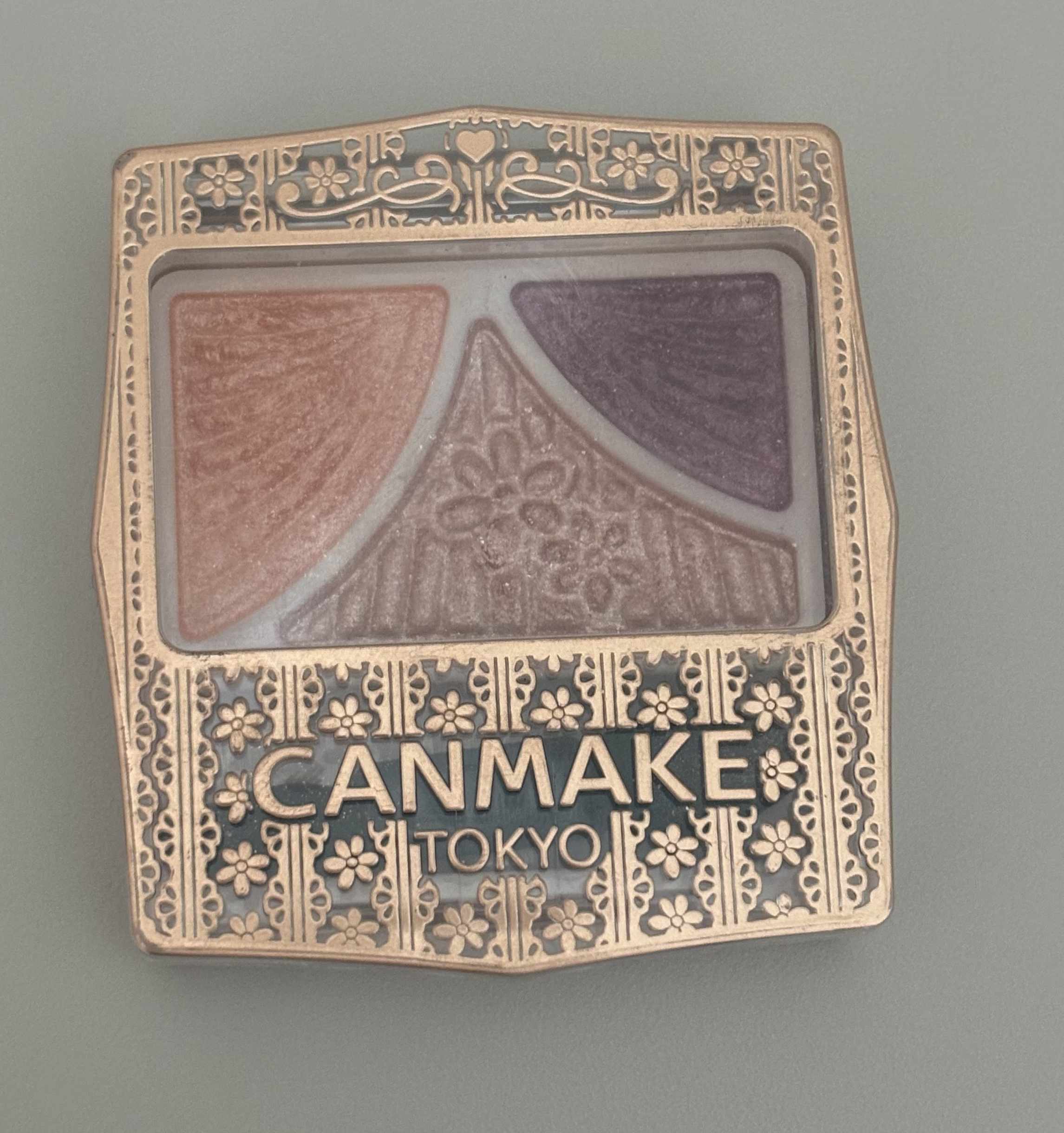 ジューシーピュアアイズ 15　サンセットキス/キャンメイク/アイシャドウパレットを使ったクチコミ（2枚目）