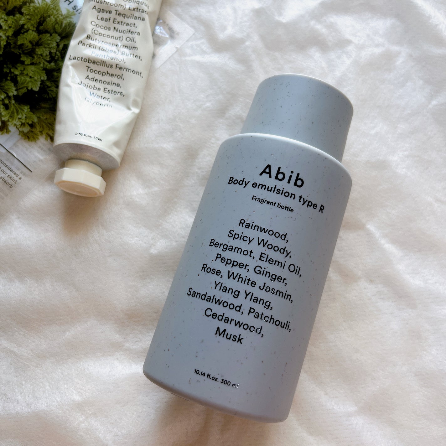 フレグランスボトル ボディエマルジョンS,R/Abib /ボディクリームを使ったクチコミ(1枚目)