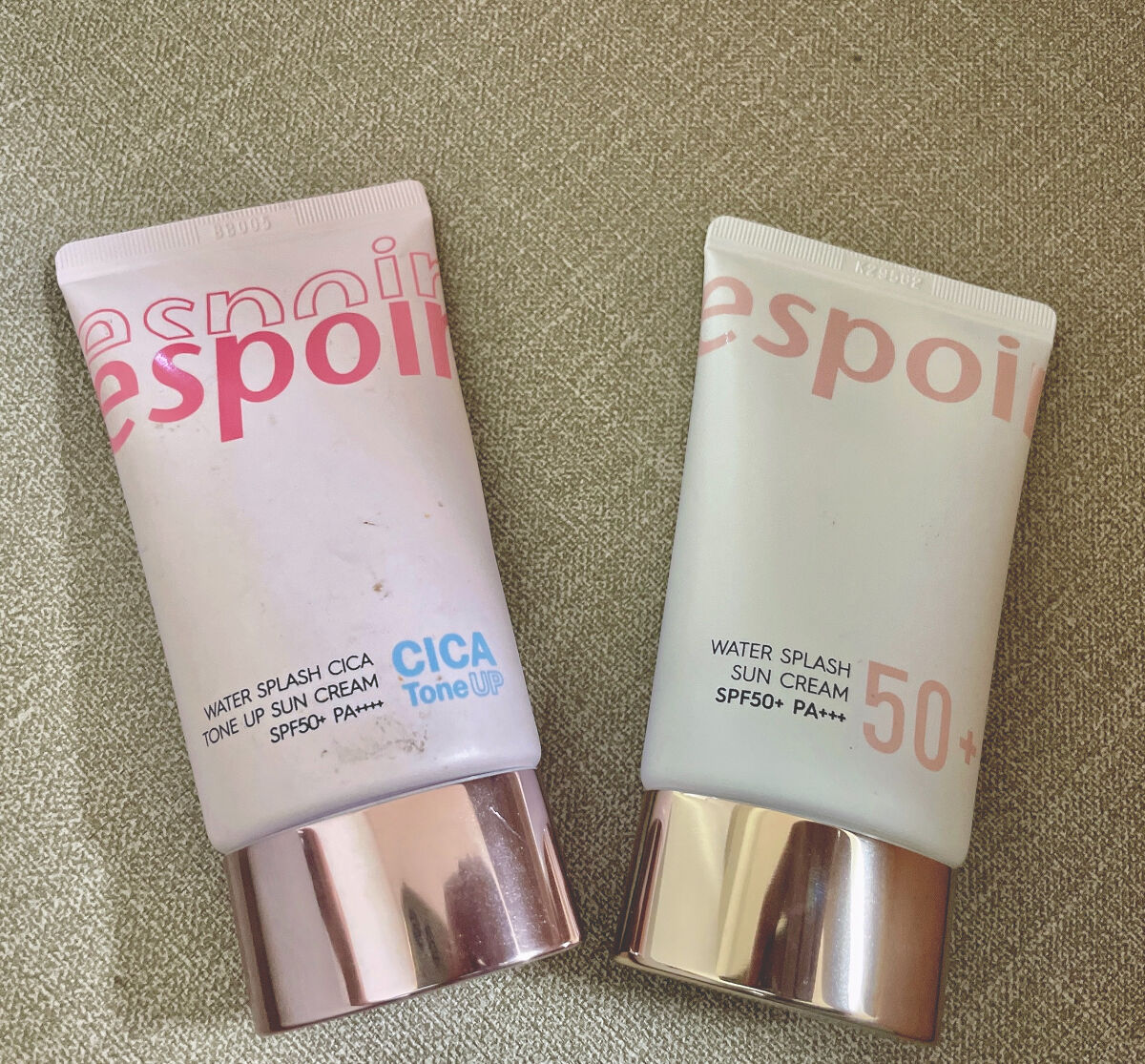 ウォータースプラッシュサンクリーム/espoir/日焼け止め・UVケアを使ったクチコミ（1枚目）