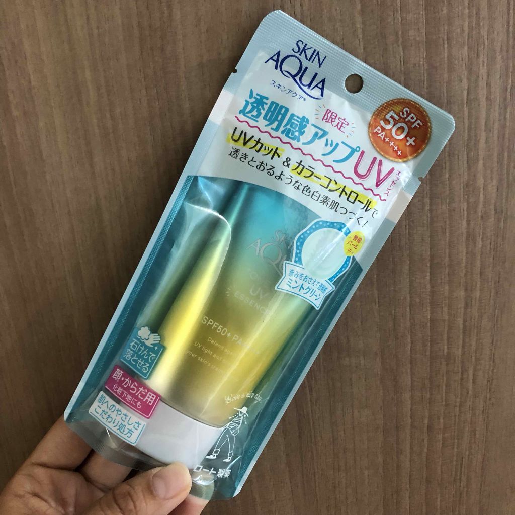 スキンアクア トーンアップUVエッセンス/スキンアクア/日焼け止めクリームを使ったクチコミ（2枚目）