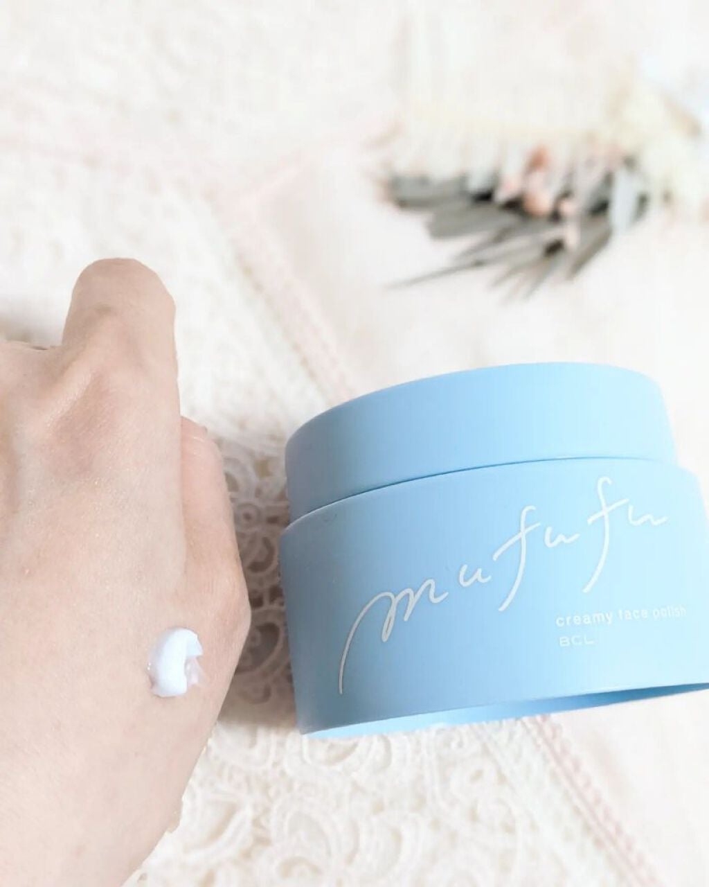 クリーミーフェイスポリッシュ/ムフフ/洗顔フォームを使ったクチコミ(4枚目)