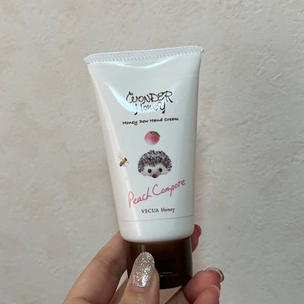 ワンダーハニー とろとろハンドクリーム ピーチコンポート/VECUA Honey/ハンドクリームを使ったクチコミ(1枚目)
