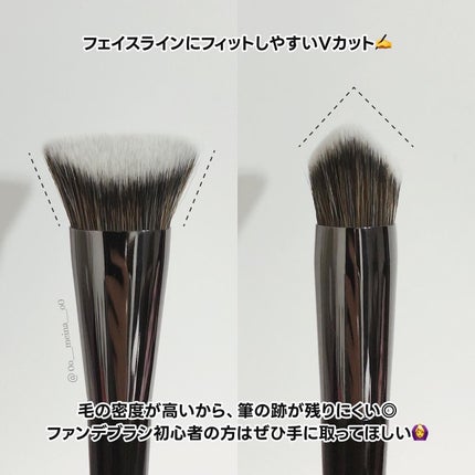 Fillimilli Vカットファンデーションブラシ 822/fillimilli/メイクブラシを使ったクチコミ(3枚目)
