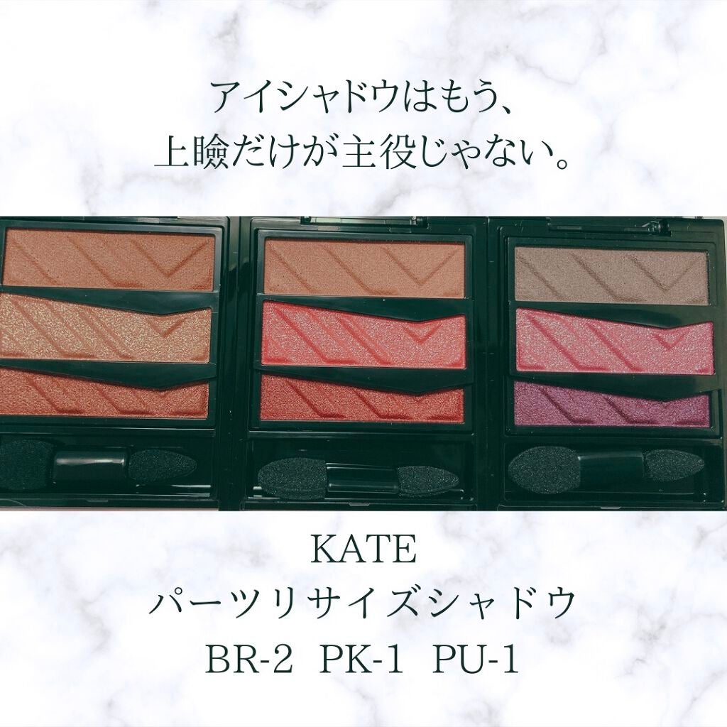 パーツリサイズシャドウ/KATE/アイシャドウパレットを使ったクチコミ(1枚目)