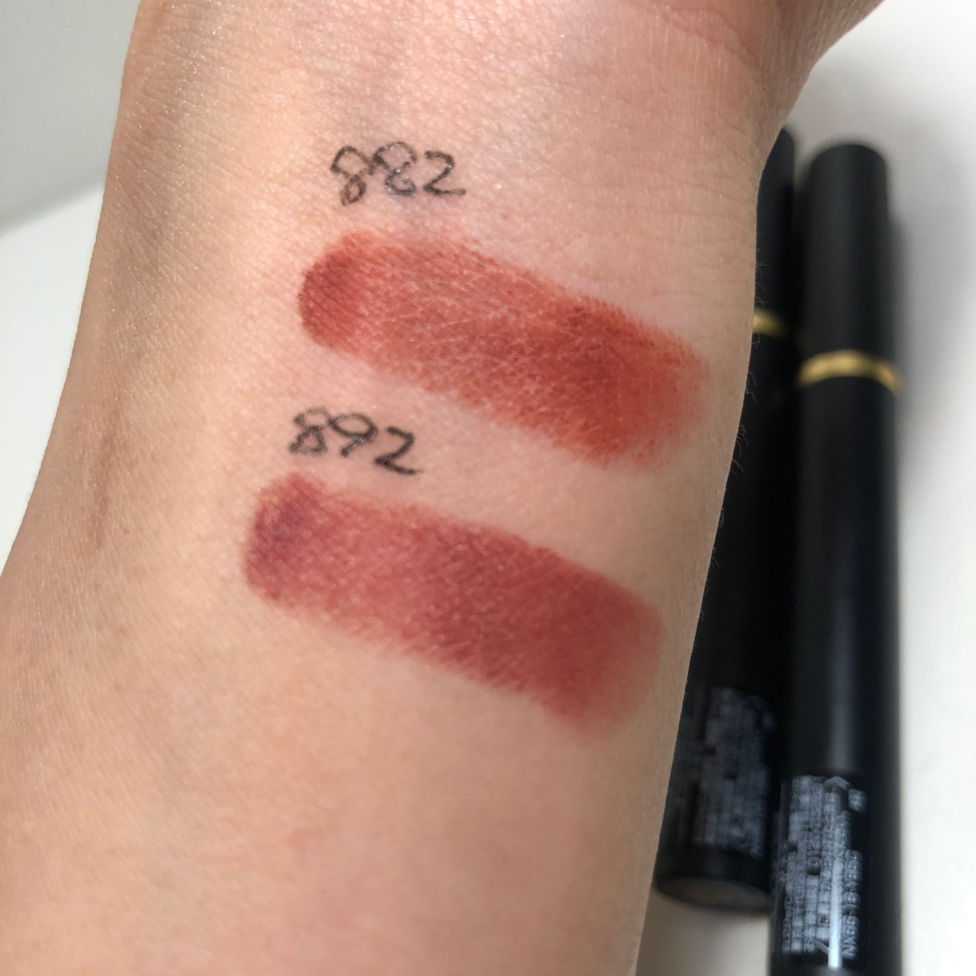 パウダー キス ベルベット ブラー スリム リップスティック/M・A・C/口紅を使ったクチコミ(2枚目)