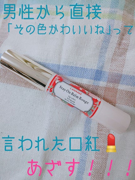 ステイオンバームルージュ/キャンメイク/口紅を使ったクチコミ(1枚目)