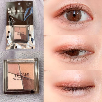 UR GLAM VELVET EYE COLOR PALETTE/U R GLAM/アイシャドウパレットを使ったクチコミ(6枚目)