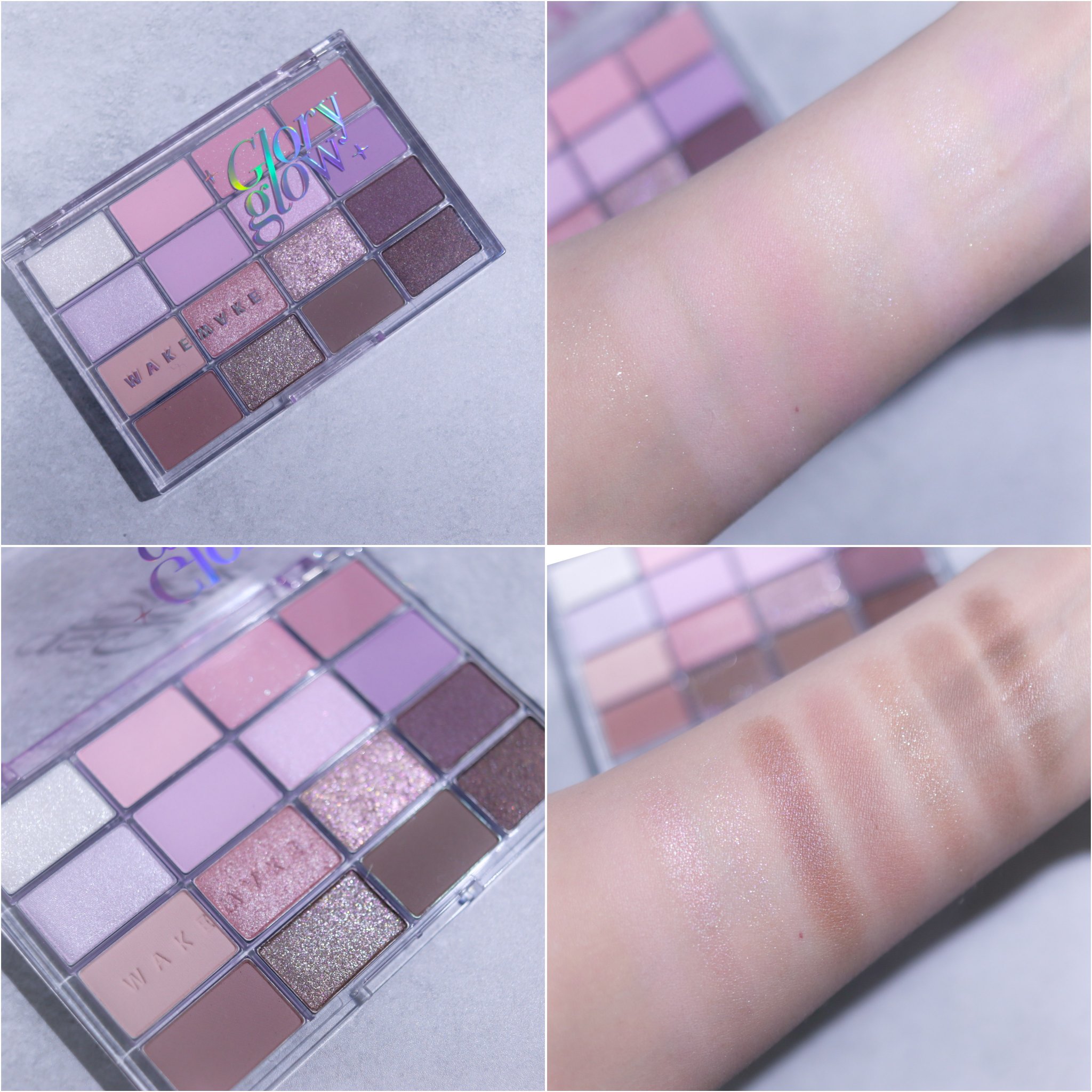 ソフトブラーリングアイパレット/wakemake/アイシャドウパレットを使ったクチコミ（2枚目）