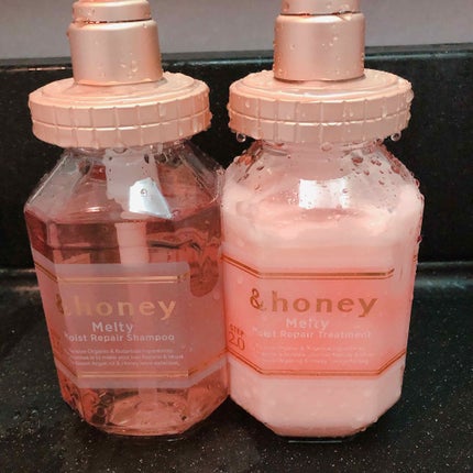 &honey Melty モイストリペア シャンプー1.0/モイストリペア ヘアトリートメント2.0/&honey/市販シャンプーを使ったクチコミ(1枚目)