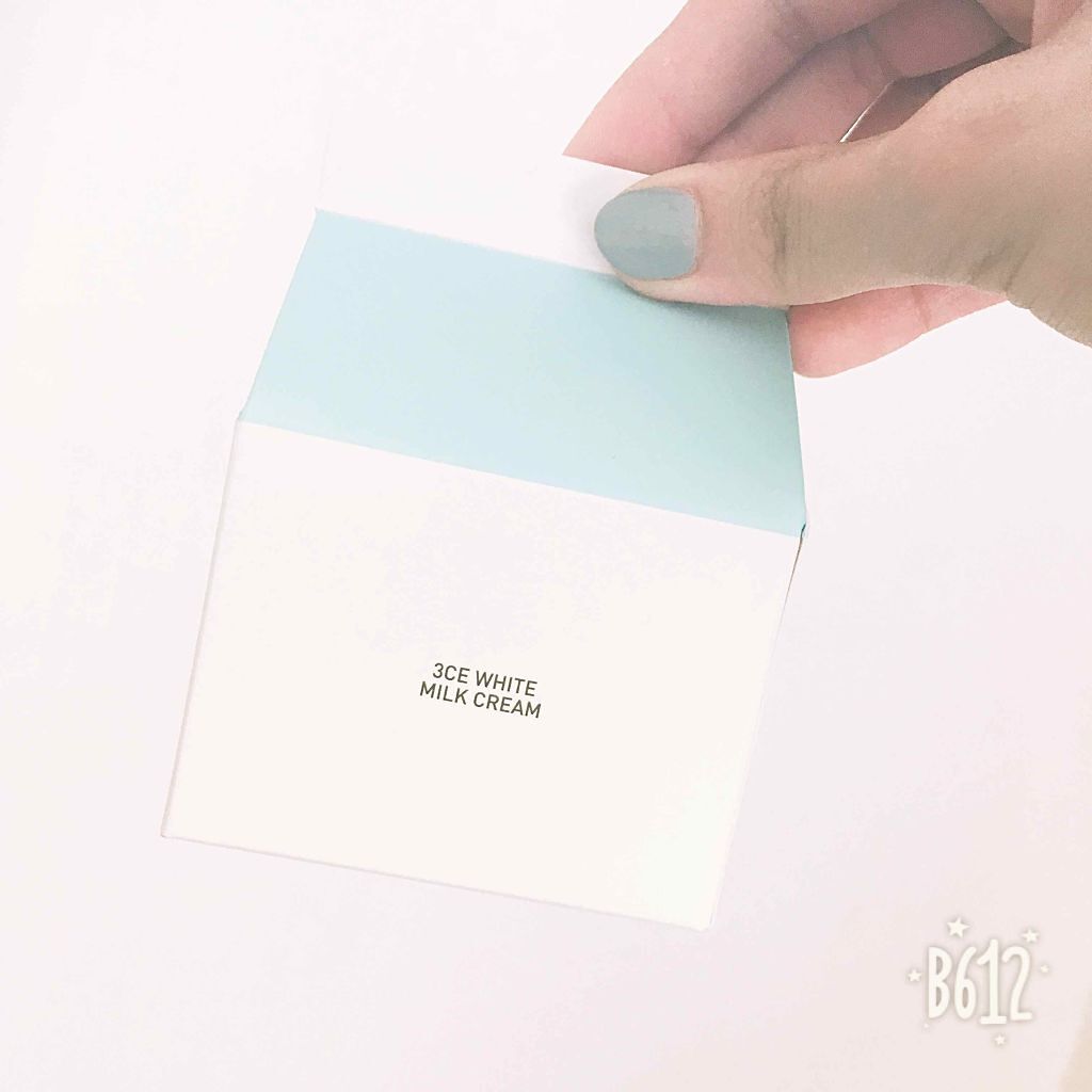 WHITE MILK CREAM/3CE/フェイスクリームを使ったクチコミ（1枚目）